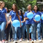 Alumnos durante la vuelta a clases del Colegio Politécnico Johannes Gutenberg