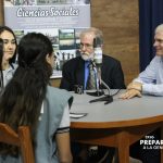 Visita del Sr. Wally Gardiner del Rotary Club of High River, Canadá