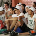 Alumnos en el Campamento Rancho Alegre