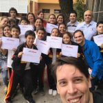 Alumnos del Colegio Politécnico Johannes Gutenberg durante la premiación de las Olimpiadas Kanguro